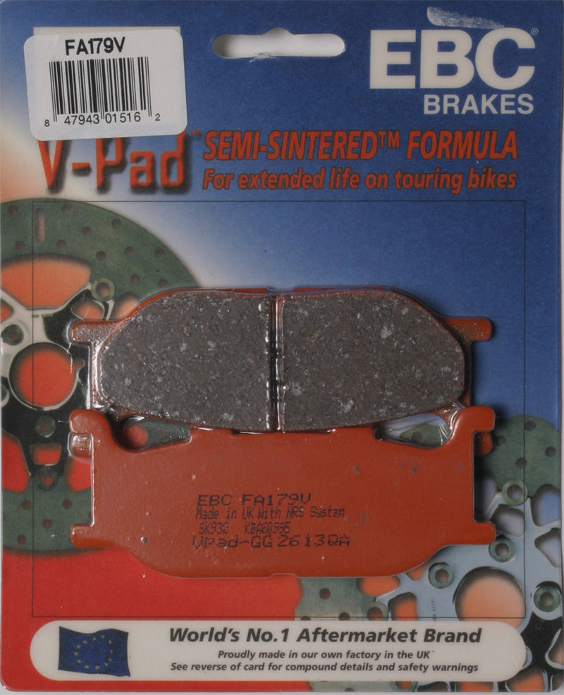 EBC Brake Pads V-Series - FA179V Yamaha Motorcycles 1992-2018