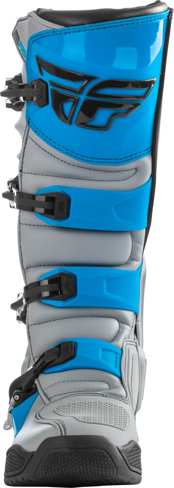 Fly Racing FR5 Boots Grey Blue SZ 07