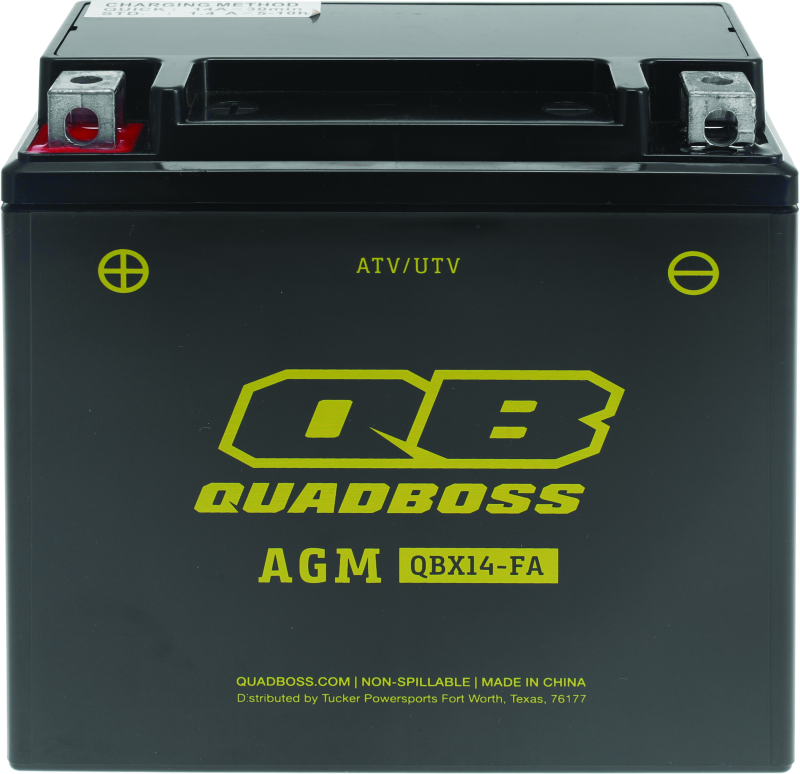 QuadBoss 401383 Maintenance-free AGM Battery QBX14-FA - Photo - Primary