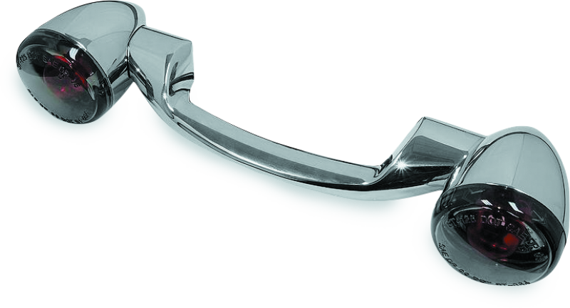 Bikers Choice 491158 91-08 Touring 86-17 Flst Narrow Chrome Rear Turn Signal Bar Kit W/smoke Lens - Photo - Primary