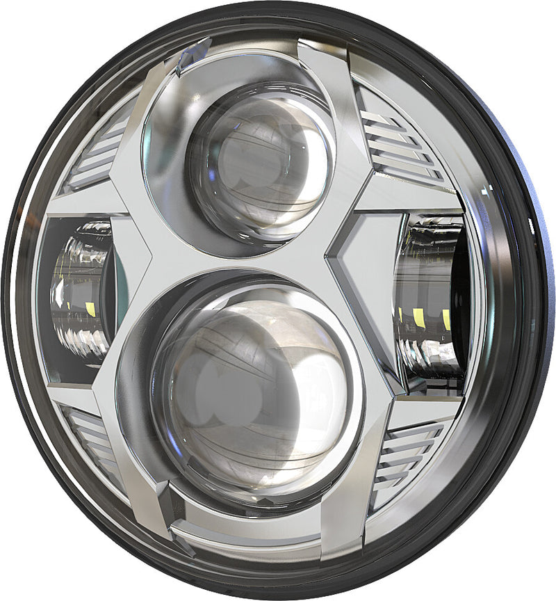 Pathfinder 226-0111 HDP5C 5 3/4" LED HEADLIGHT CHROME