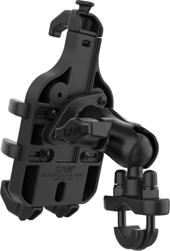 Ram Mounts 71-7084 RAM-B-149Z-A-PD5U QUICK-GRIP PRO HANDLEBAR PHONE MOUNT SHORT