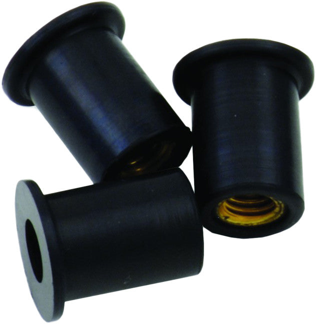 Bolt 020-00206 WSF-NUT-50 WINDSCREEN FASTENERS M5 RUBBER WELL NUT 50/PK