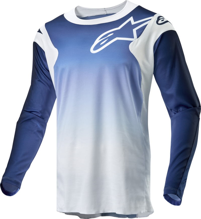 Alpinestars 482-2434X 3761324-2070-XL RACER HOEN JERSEY WHITE/DARK NAVY/LIGHT BLUE XL