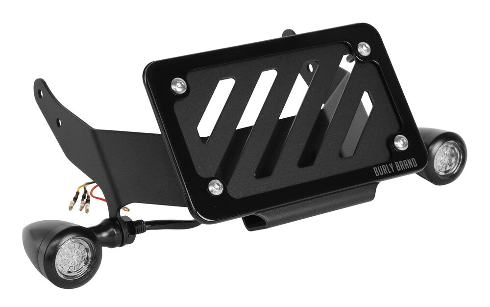 Burly Brand 750-05868 B13-3000TFB SLASH CUT LIC PLT KIT WITH TS BLACK