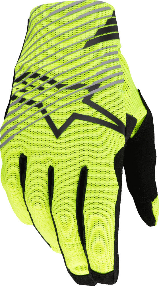 Alpinestars 482-00029S 3560325-55-S RADAR PRO GLOVES YELLOW FLUO SM