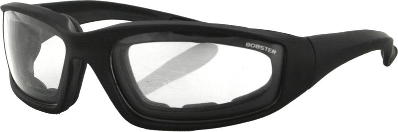 Bobster 26-4715 ES214C FOAMERZ SUNGLASSES 2 BLACK W/CLEAR LENS