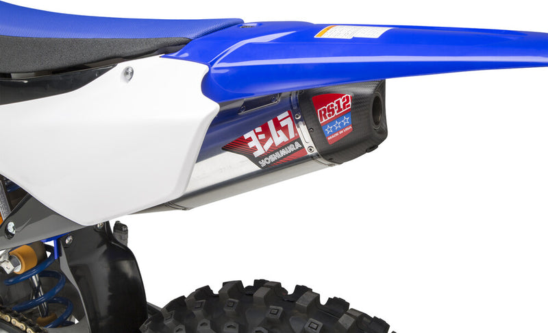 Yoshimura RS-12 HDR Canister END CAP Exhaust System SS-AL-CF - 231020S320 Yamaha YZ 250 2019-2024