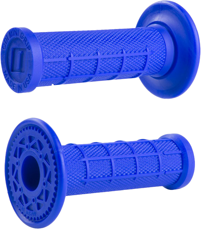 Odi 206-1066 H01MMU MINI MX HALF WAFFLE GRIPS BLUE