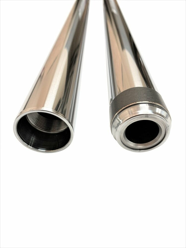 Pro One Chrome Fork Tubes 41MM 22 1/4" - 105420 For Harley Motorcycles 1997-2017