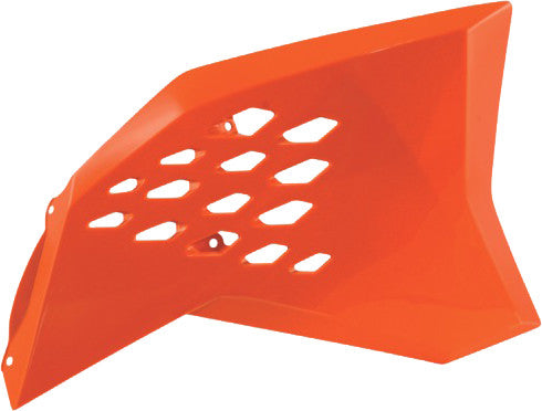 Acerbis Radiator Shrouds Orange - 2081990237 KTM Dirt Bikes 2007-2010