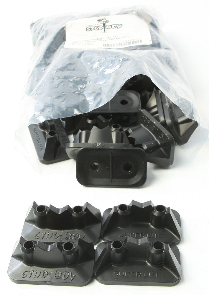Stud Boy 18-33941 2522-P2-BLK SUPER-LITE PRO SERIES DOUBLE BACKERS .75" 48/PK BLACK