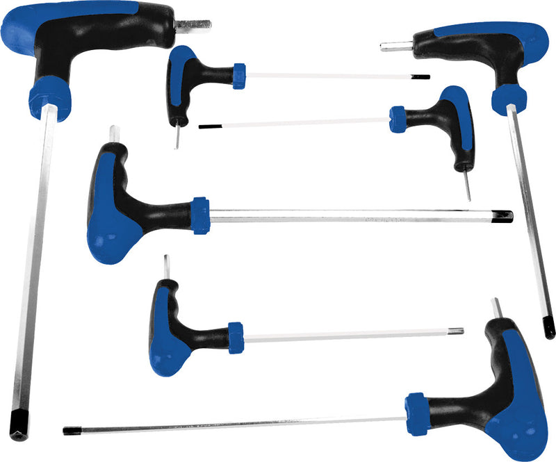 Performance Tool 117-1037 W1712 7 PC MET T-HANDLE SET HEX