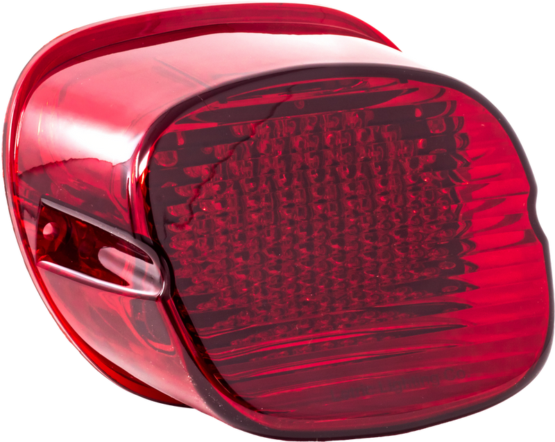 Letric Lighting Co 850-09551 LLC-DS-R DELUX SLANTBACK LED TAILGHT RED LENSE