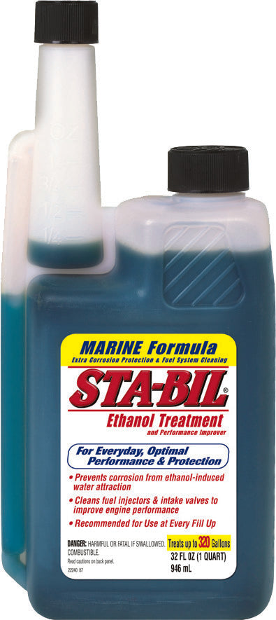 Sta-bil 57-1130 22240 MARINE ETHANOL FUEL TREATMENT AND STABILIZER 32OZ