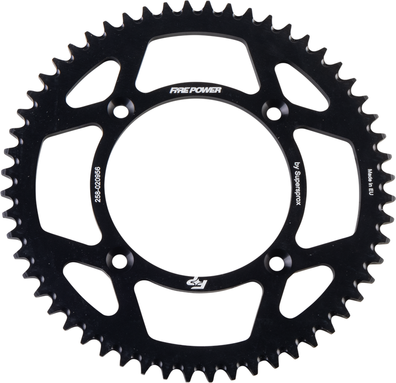Fire Power 258-020956 FPA-209-56-BLK REAR SPROCKET ALUMINUM 56T BLK