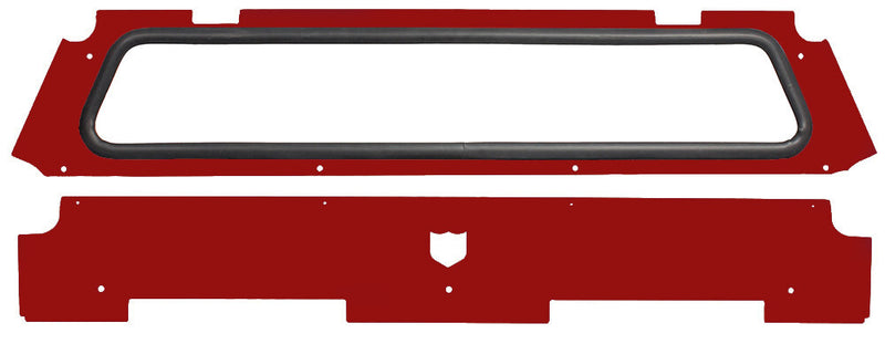 Pro Armor Rear Windshield Performance RED - P141W461PR Polaris RZR 2014-2022