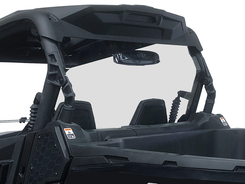 Spike Rear Windshield W Vent CLR - 78-2600-R Can-Am Maverick / Commander 2018-2022