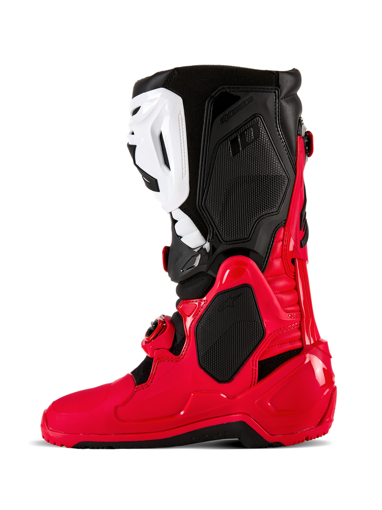 Alpinestars 482-0003811 2010025-3016-11 TECH 10 ENDURO BOOTS BRIGHT RED/BLACK/WHITE 11