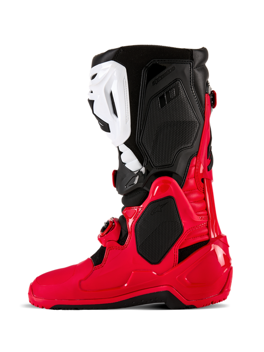 Alpinestars 482-0003814 2010025-3016-14 TECH 10 ENDURO BOOTS BRIGHT RED/BLACK/WHITE 14