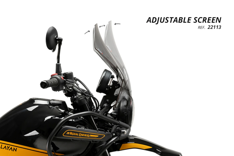 Puig Hi-Tech Parts Windscreen Tour Adjustable Clear ROY - 22113W