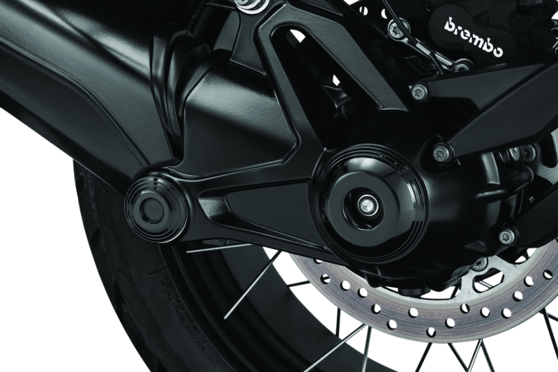 Kuryakyn 3805 Lodestar Rear Axle Sliders-bmw-black - User 1