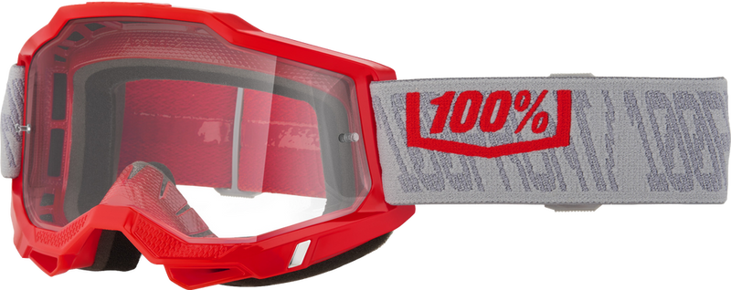 100% 610-5393 50013-10063 ACCURI 2 GOGGLE GATORBACK CLEAR LENS