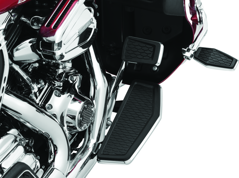 Kuryakyn 5914 Hex Brake Pedal Pad Chrome - User 1