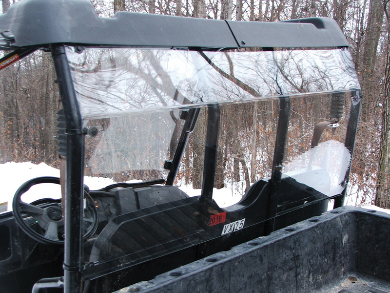 Open Trail Full Rear Windshield POL MID Size - V000046-12200T Polaris Ranger 2011-2014