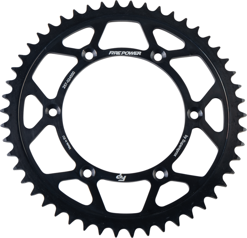 Fire Power 257-024550 FPS-245-50-BLK REAR SPROCKET STEEL 50T BLK