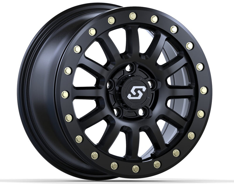 Sedona Sano Bdlk Wheel 15X7 5/4.5 6+1 (+50MM) Black - A21B-57012+50 Polaris RZR 2022