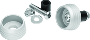 Kuryakyn 3807 Lodestar Axle Sliders Silver - Photo - Primary