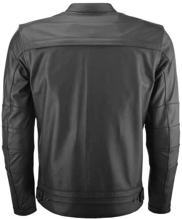 Rear angle of the Primer jacket in black