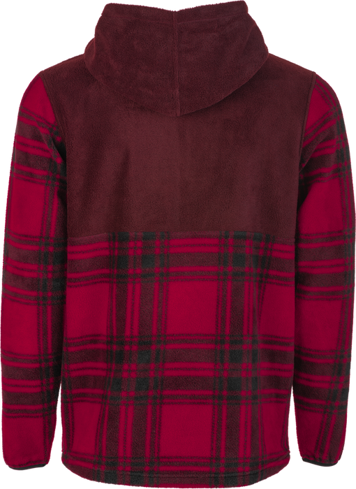Fly Racing 354-0022X 354-0022X FLY HALF ZIP PULLOVER HOODIE RED PLAID XL