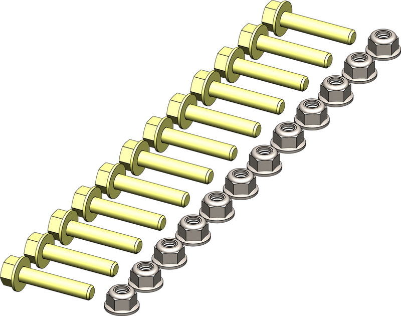 Kfi Products 10-5236 HK-416 KFI-UHMW WEAR BAR HARDWARE KIT