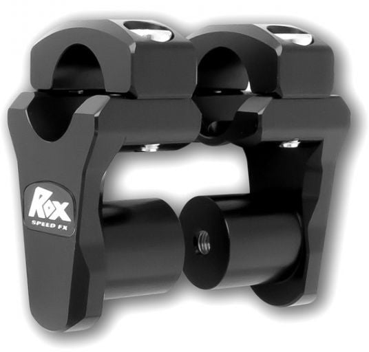 Rox 44-84992B 3R-P2PPLK HANDLEBAR PIVOTING RISER 1-3/4"X1-1/8"X1-1/8" BLACK