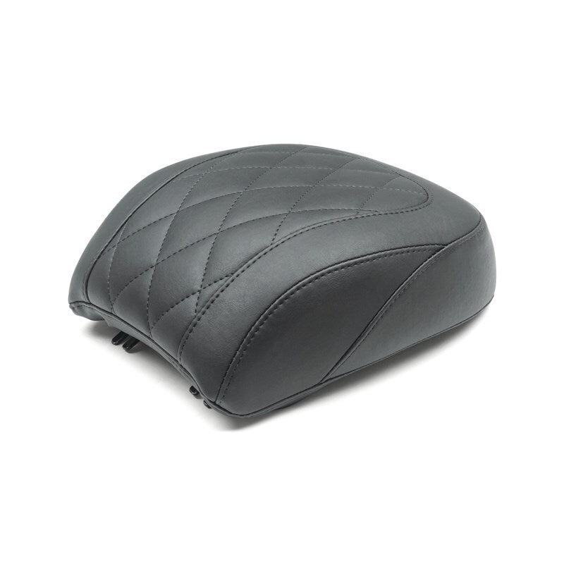 Mustang Motorcycle 83027 Mustang 18-21 Harley Fat Boy Wide Tripper Passenger Seat Diamond Stitch - Black - User 1