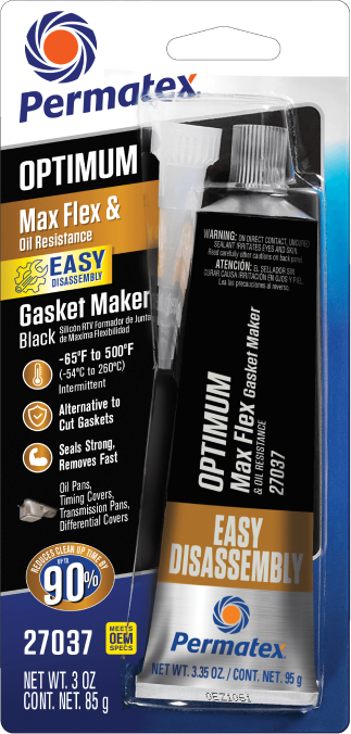 Permatex 59-9221 27037 OPTIMUM BLACK RTV SILICONE 3 OZ 12/CASE