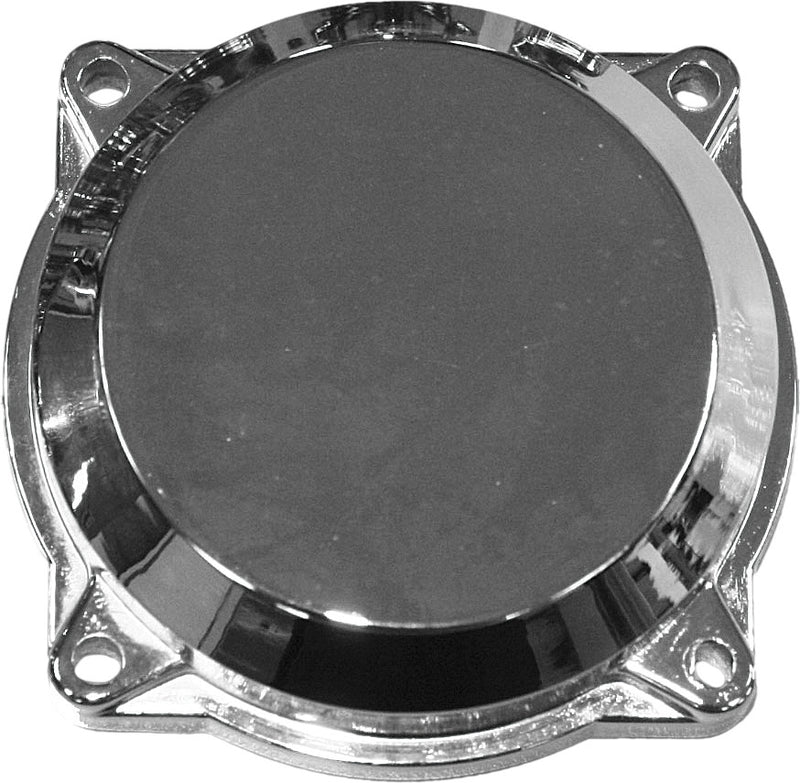 Harddrive Carburetor TOP Cover Chrome Plain Design - 38-124 For Harley Motorcycles 1990-2006