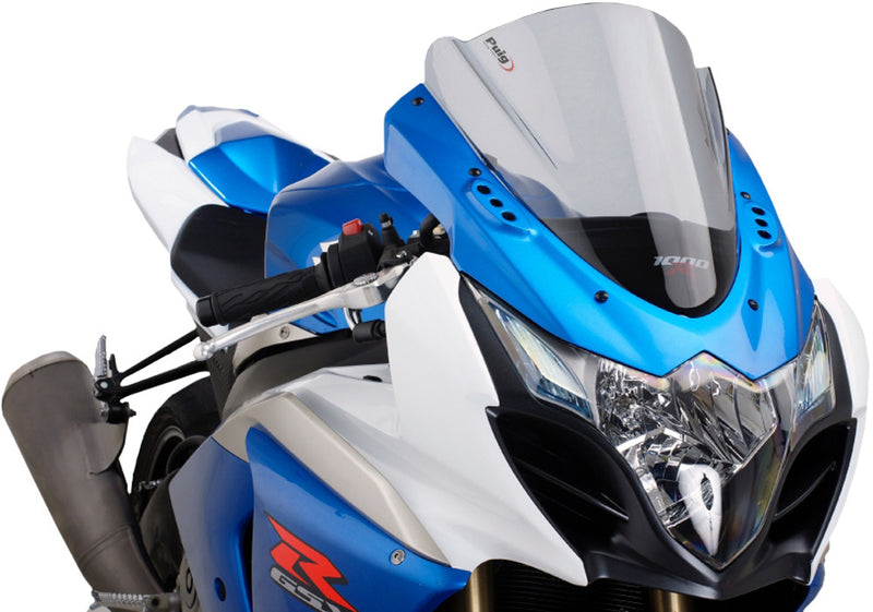 Puig Hi-Tech Parts Windscreen Racing Smoke - 4933H Suzuki 1000 2009-2016