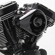 S&S Cycle 170-0440C 2007+ XL Sportster Models Stealth Air Cleaner Kit W/ Gloss Black Mini Teardrop Cover - Photo - Primary