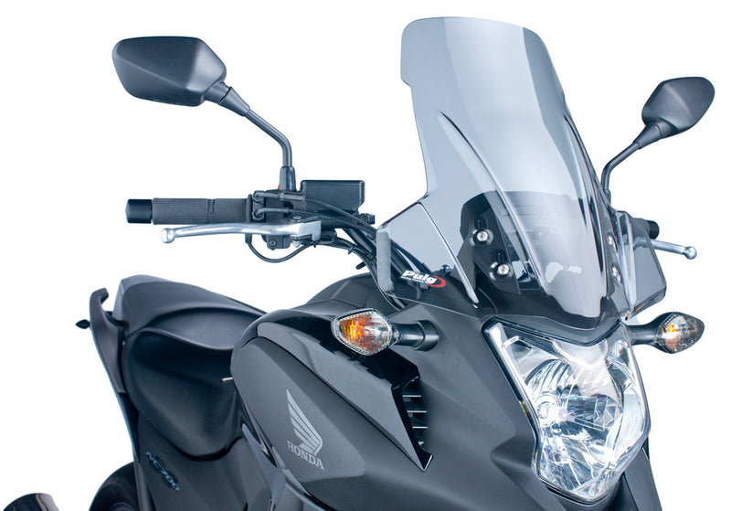 Puig Hi-Tech Parts Windscreen Touring Smoke - 5992H Honda NC700X 2012-2017