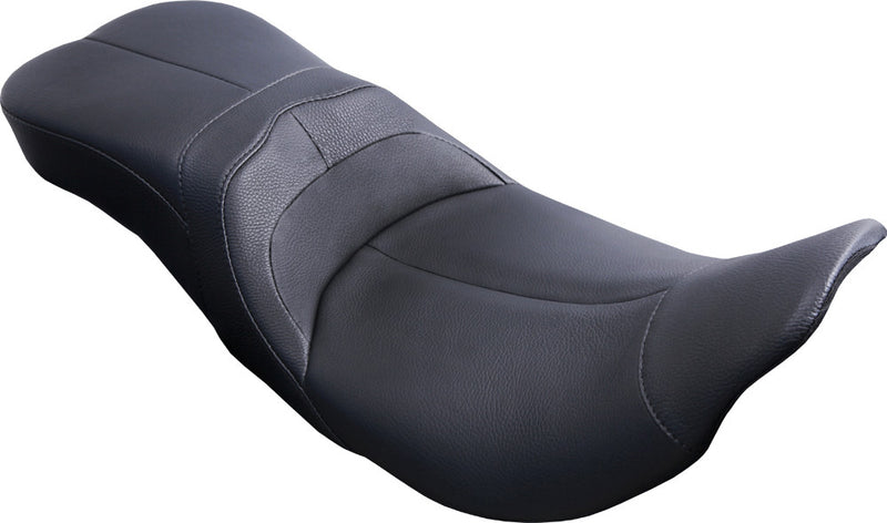 Danny Gray LOW IST 2-UP Leather Seat FLH FLT ` - FA-DGE-0290 For Harley Touring 2008-2018