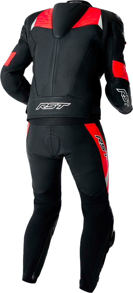 Rst 556-3635244 103635F.RED-44 TRACTECH EVO D3O JACKET BLK/FLO RED LEATHER LG