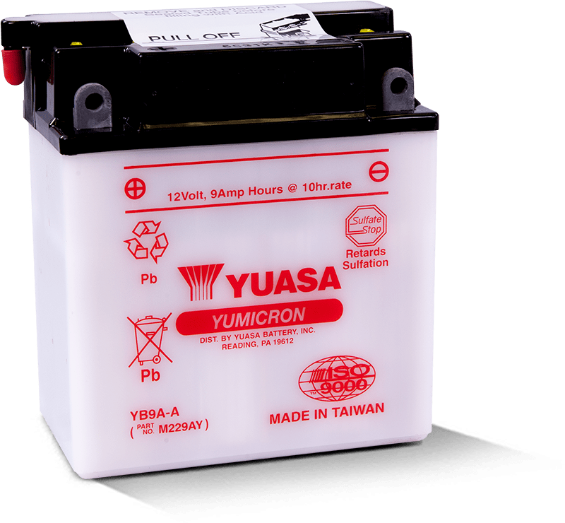 Yuasa Battery YUAM229AY Yuasa YB9A-A Yumicron 12-Volt Battery - User 1