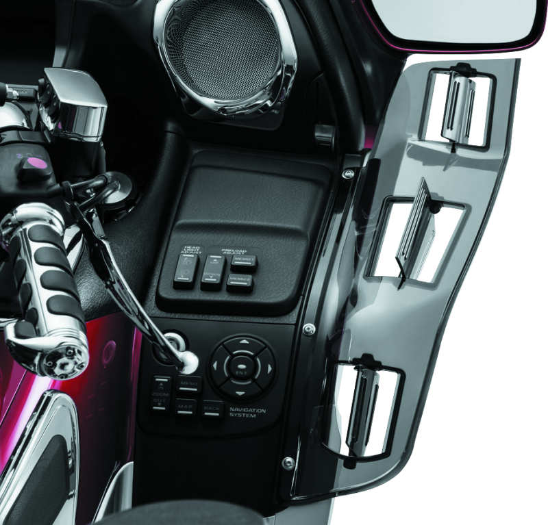 Kuryakyn 8939 Dragon Wings 01-17 Honda GL1800 Models Smoke - User 1