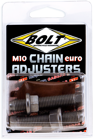 Bolt 020-00189 CH-EURO EURO STYLE M10 CHAIN ADJUSTERS GAS/HUSQ/KTM
