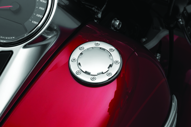 Kuryakyn 7434 Vented Flush Mount Gas Cap Chrome - Photo - Primary