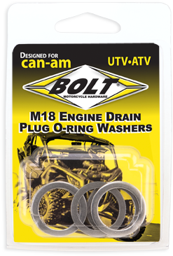 Bolt Engine Drain Plug Washer M18X24 Aluminum 5PK - CAN-ALM18