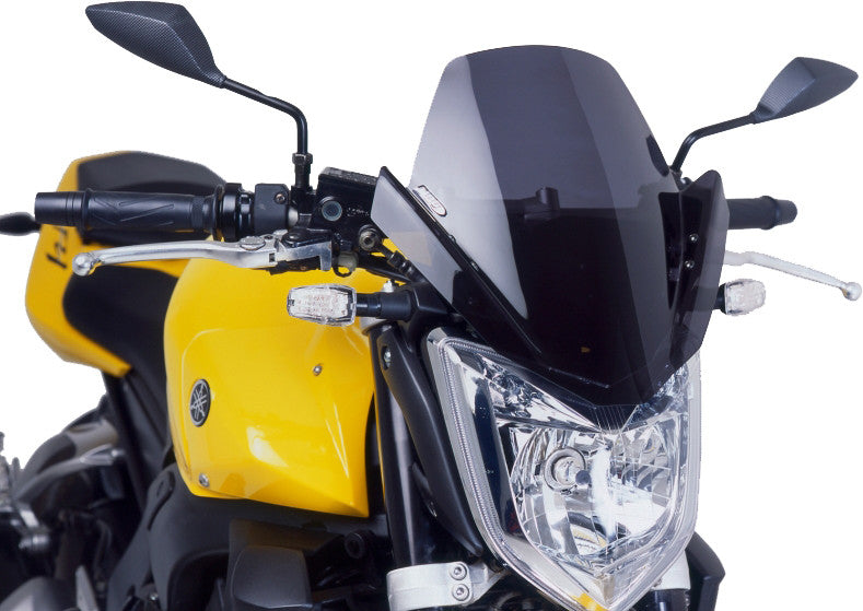 Puig Hi-tech Parts 561-1416D 4119F WINDSCREEN NAKED NEW GEN SPORT DARK SMOKE